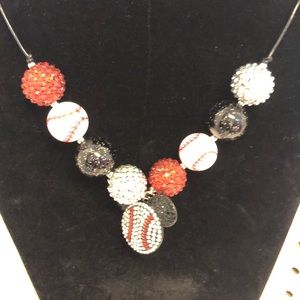Mickey Mouse baseball necklace